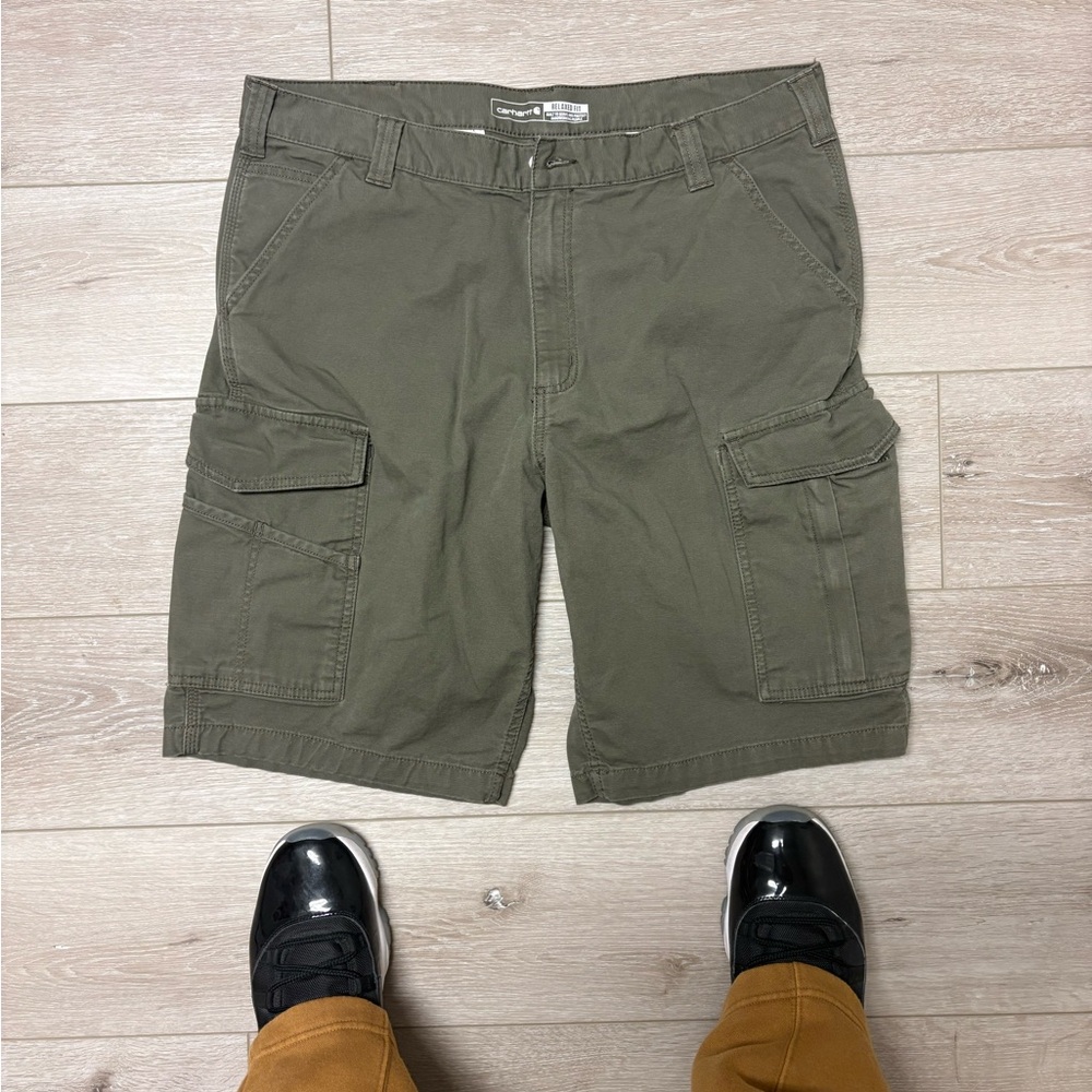 Carhartt Men's Green Cargo Shorts